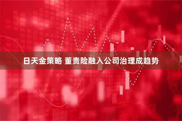 日天金策略 董责险融入公司治理成趋势